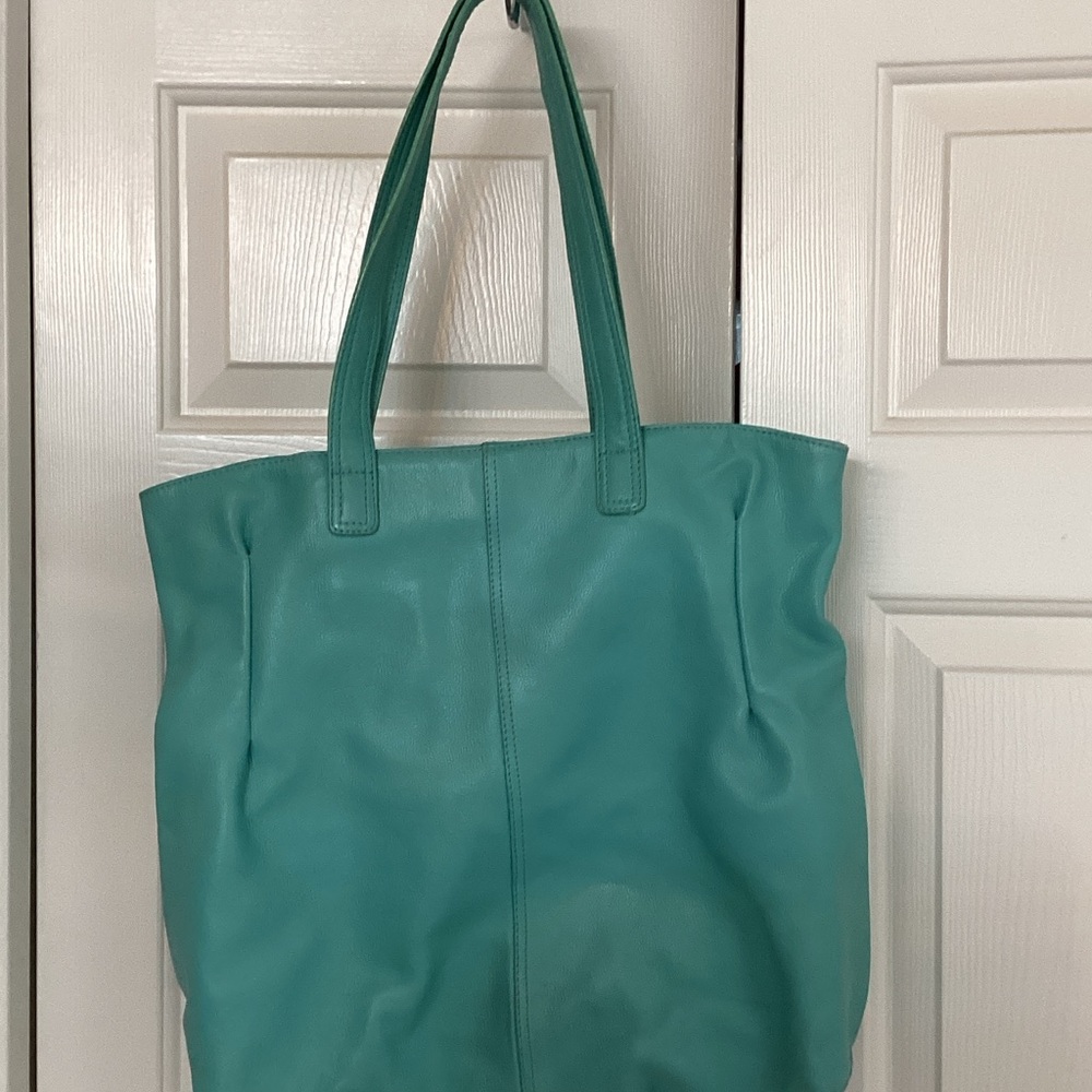 Source Unknown Turquoise Tote Bag